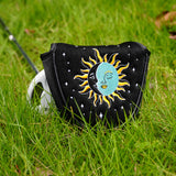 Tarot Card Blade (Widen)  Mallet Black Putter Golf Headcover