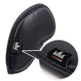 Leather Golf Iron Head Covers Set