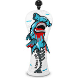 White PU Monster Fish Head Cover Set