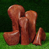 Brown （2.3.4.5.6.UT）Golf Head Cover Set
