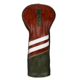 Retro Brown Wood Head Covers