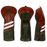 Retro Brown Wood Head Covers