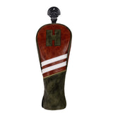 Retro Brown Wood Head Covers