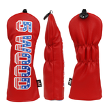 Flag in English Wood Headcover Set