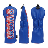 Flag in English Wood Headcover Set