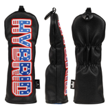 Flag in English Wood Headcover Set