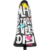 Plaid Bird Embroidery Golf Driver Putter Cover