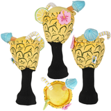 Holiday Style Pineapple Juice Plush Driver Golf Headcover