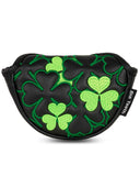 Black PU Clover Putter Golf Headcover