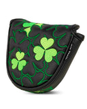 Black PU Clover Putter Golf Headcover