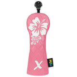 Pink Hibiscus Flower Driver Golf Head Cover