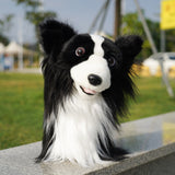 Realistic Sheepdog Plush Driver Cover