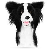Realistic Sheepdog Plush Driver Cover