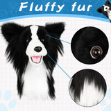 Realistic Sheepdog Plush Driver Cover