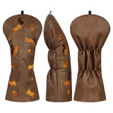 Squirrel Brown Driver Golf Headcover