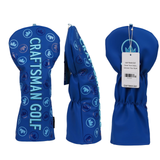 Dark Blue 3D Logo Golf Head Cover Set