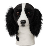 Realistic Cocker Spaniel Plush Driver Cover