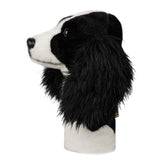 Realistic Cocker Spaniel Plush Driver Cover