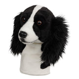 Realistic Cocker Spaniel Plush Driver Cover