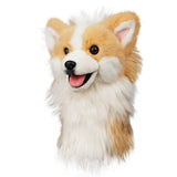 Realistic Corgi Plush Driver Cover