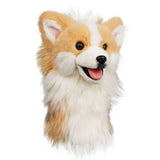 Realistic Corgi Plush Driver Cover
