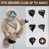 Realistic Golden Snub-nosed Monkey Plush Driver Cover