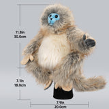 Realistic Golden Snub-nosed Monkey Plush Driver Cover