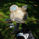 Realistic Golden Snub-nosed Monkey Plush Driver Cover
