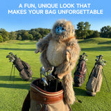 Realistic Golden Snub-nosed Monkey Plush Driver Cover