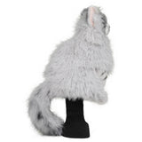 Realistic Grey Maine Coon Cat Plush Driver Cover with Long Sock（Ships in May）