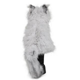 Realistic Grey Maine Coon Cat Plush Driver Cover with Long Sock（Ships in May）