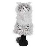 Realistic Grey Maine Coon Cat Plush Driver Cover with Long Sock（Ships in May）