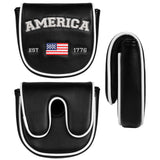 Black USA Embroidery DF3 Putter Golf Headcover
