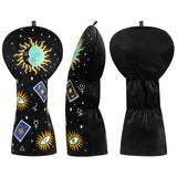 Black Tarot Driver Golf Headcover