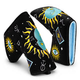 Tarot Card Blade (Widen)  Mallet Black Putter Golf Headcover