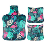 Tropical Plants Print Flamingo Putter Golf Headcover