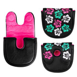 Hibiscus Embroidery Putter Golf Headcover