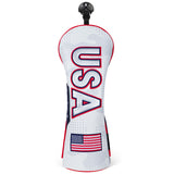 Camouflage USA Flag Embroidery Driver Golf Head Cover
