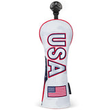 Camouflage USA Flag Embroidery Driver Golf Head Cover