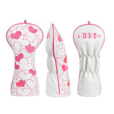 Page Full of Pink Hearts Driver Golf Headcover