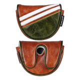 Retro Brown Magnetic Putter Golf Headcover