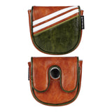 Retro Brown Magnetic Putter Golf Headcover