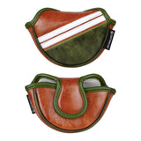 Retro Brown Magnetic Putter Golf Headcover