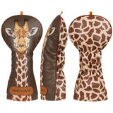 Brown Giraffe Driver Golf Headcover