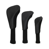 Plain Color Meshy Neoprene Golf Headcover 3pcs/Set