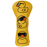 Three Yellow Duck Driver Golf Head Cover