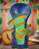 Cactus Guitar Patch Embroidered Driver Golf Head Cover
