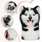 Realistic Husky Plush Driver Golf Headcover