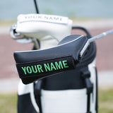 White Large Litchi Pattern Blade Putter Golf Headcover