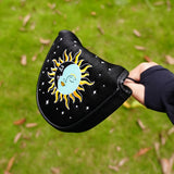 Tarot Card Blade (Widen)  Mallet Black Putter Golf Headcover